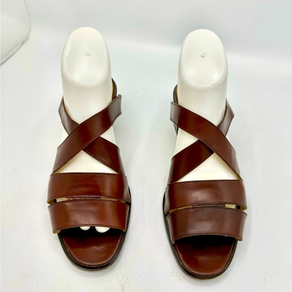 Cole Haan Brown Leather Sandals